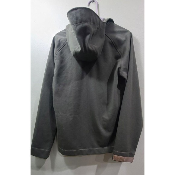 Massif Prototype Jacket Green Full Zip Hooded Size WM Women's Medium Raglan - Picture 8 of 8